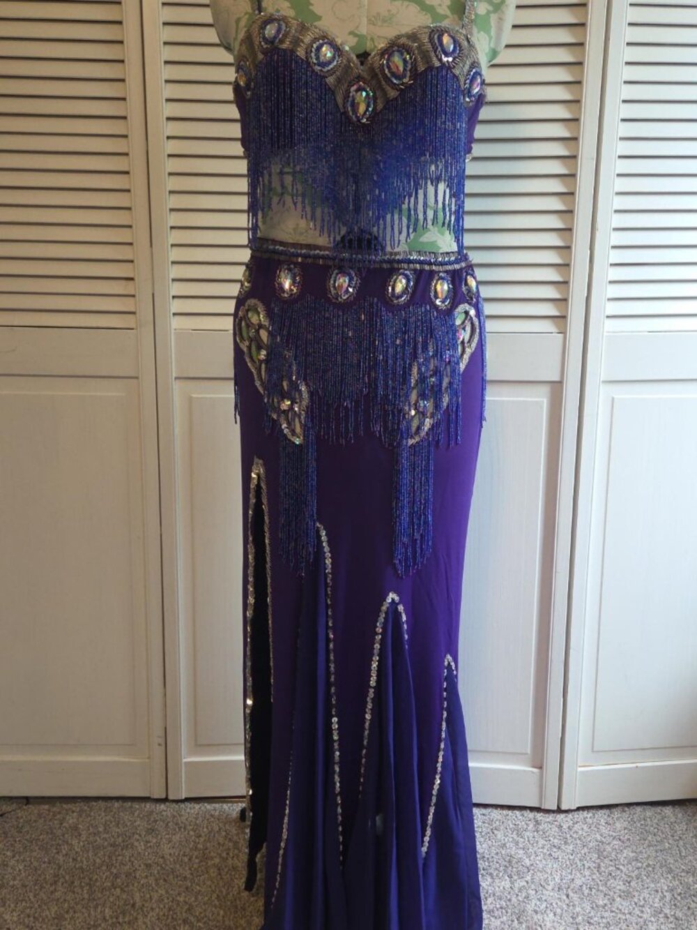 Purple Professional Belly Dance Costume - image 2